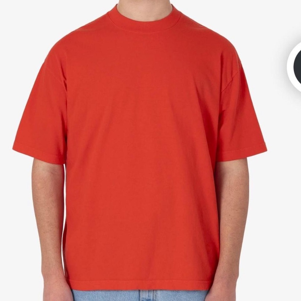Los Angeles Apparel Red Orange Unisex T Shirt